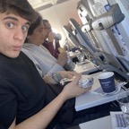 Bocadillo en el avión