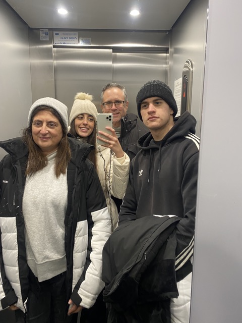 En el ascensor