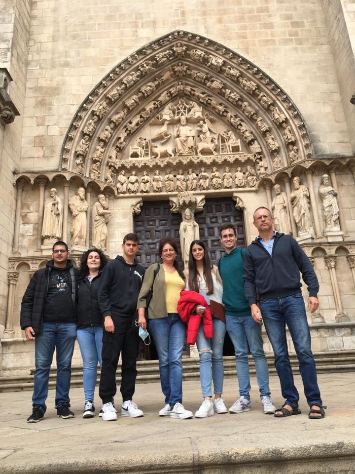 Entrando en la catedral (5 seg antes)