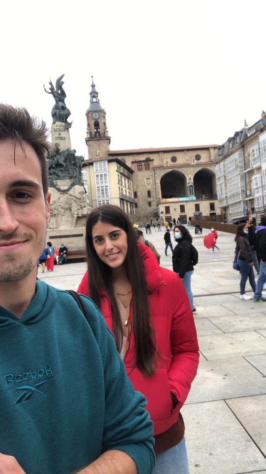 Plaza de la Virgen Blanca (selfie)