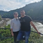 En el mirador de la ría de Ea