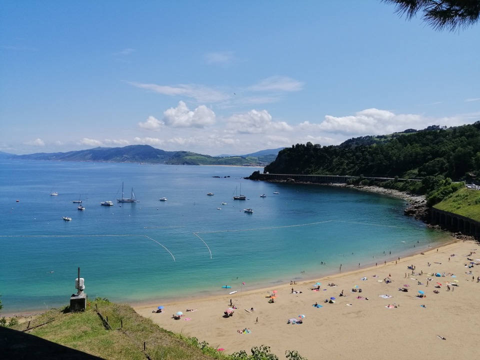 Playa desde arriba