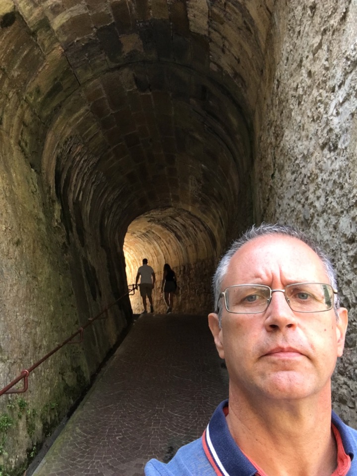 Selfie en el túnel