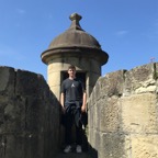 Rubén en la garita