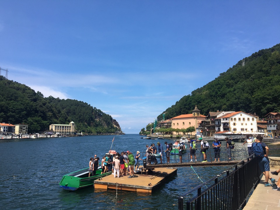 Cruzando la ría