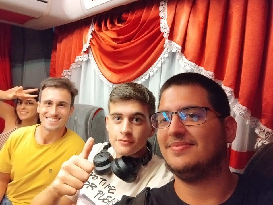 En el bus hacia Ürgüp