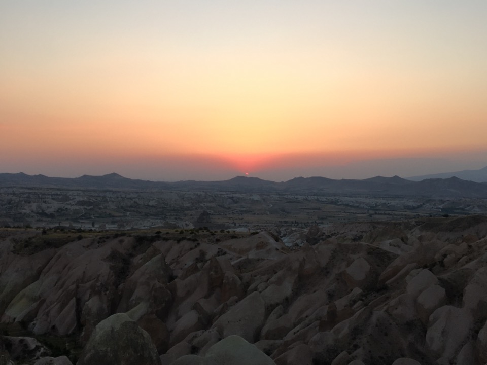 Puesta de sol impresionante
