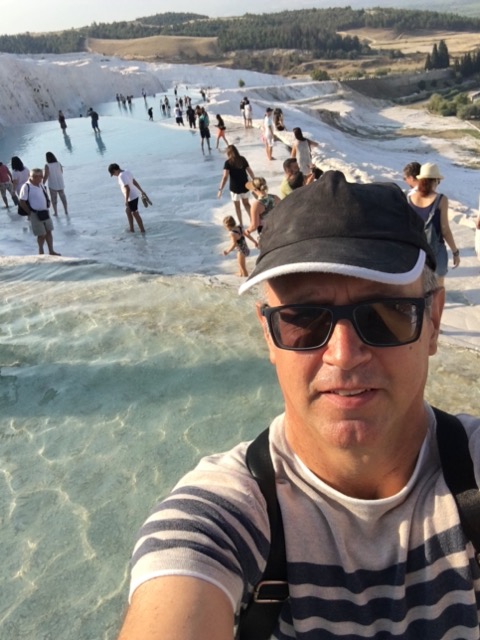 Otro selfie en las piscinas