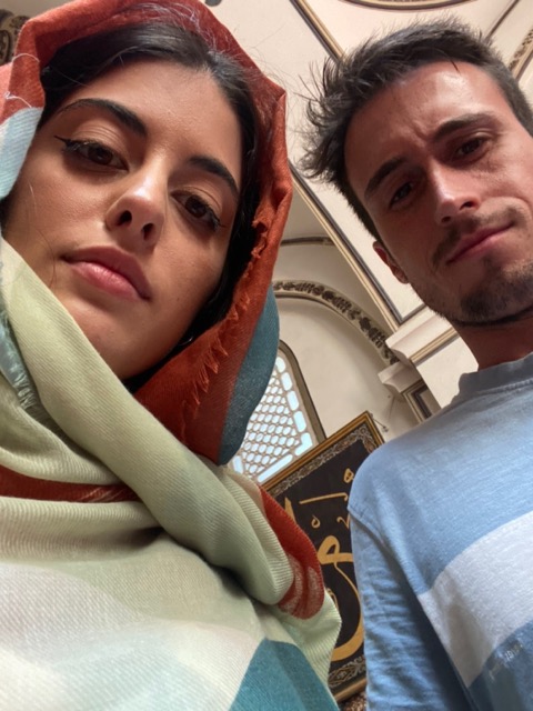 Selfie en mezquita