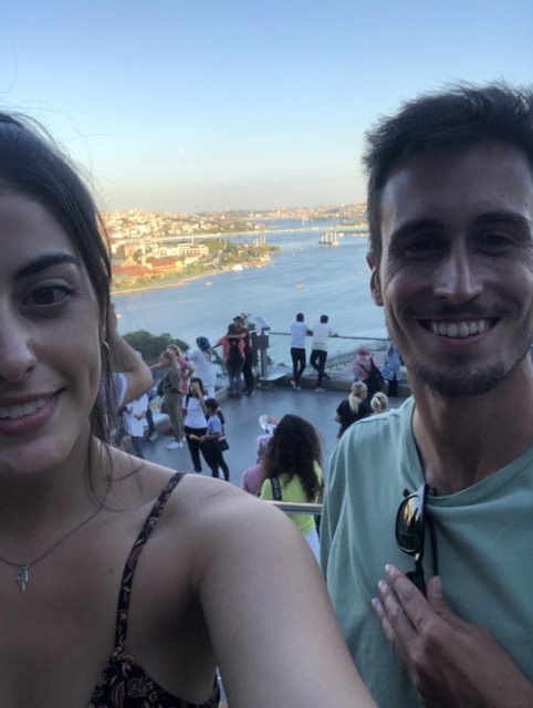 Un último selfie y nos vamos colina abajo