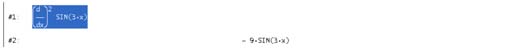 Derivadas con Derive 6