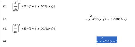 Derivadas con Derive 6