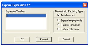 Tutorial Derive 6 menú simplify