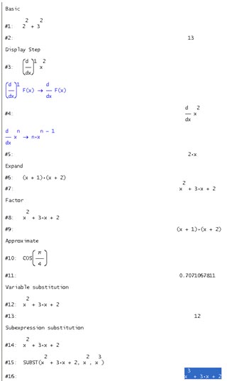 Tutorial Derive 6 menú simplify