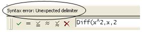 Expresiones en Derive