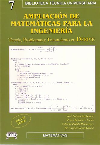 Ampliación de Matemáticas para la Ingeniería